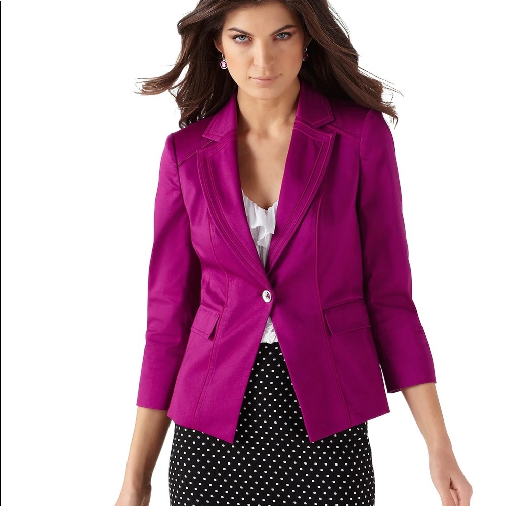 WHBM Lucious Berry Blazer